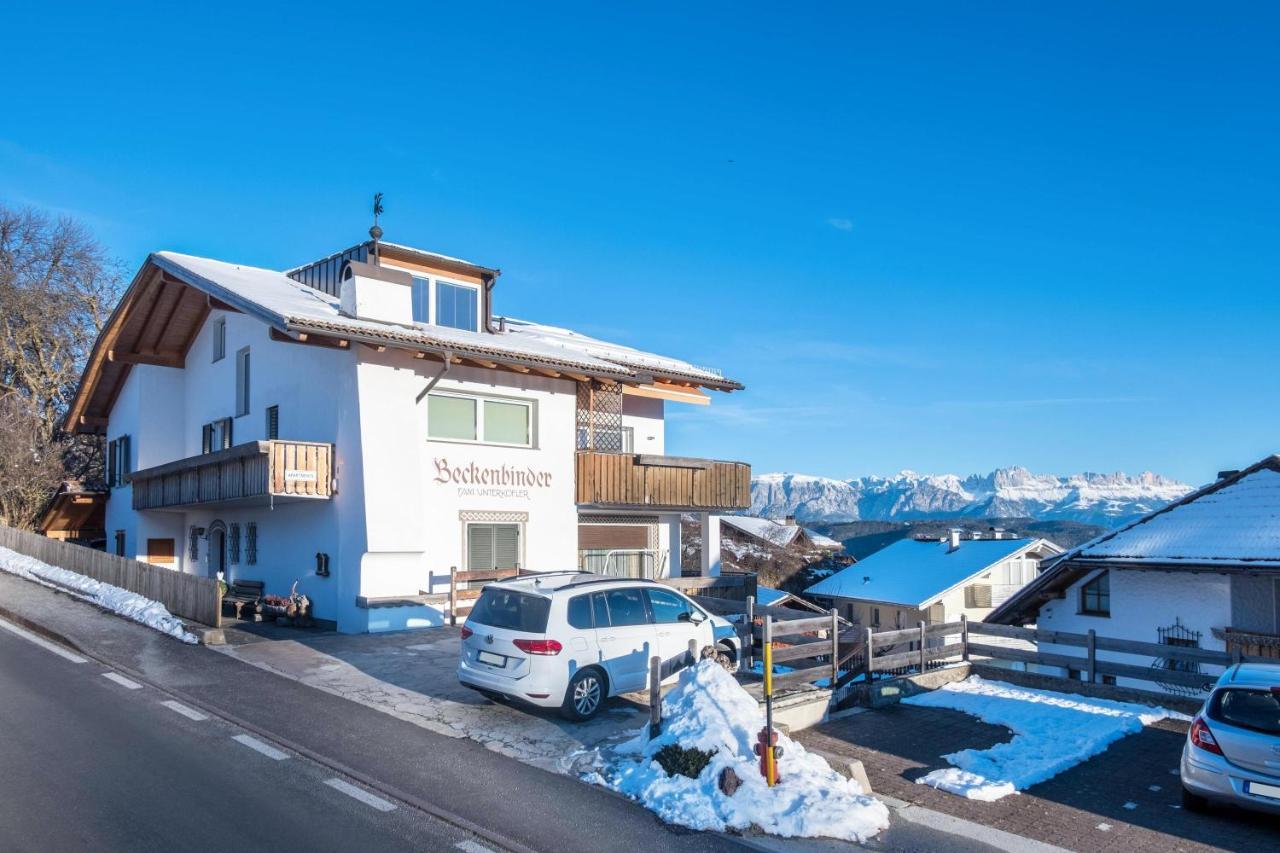 Beckenbinder Apartement Rosengarten San Genesio Atesino Luaran gambar